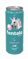 Fantola со вкусом Bubble Gum, напиток безалкогольный газированный 330 мл 12 шт