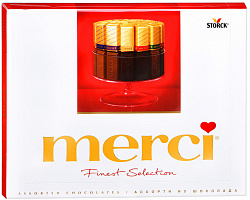 Шоколадные конфеты Merci ассорти, 250 гр.