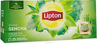Чай LIPTON Green Sencha зеленый байховый, 25 пакетиков