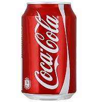 Газированный напиток COCA-COLA (Кока-Кола), 0,33л (24 шт в упак)
