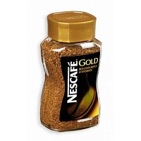 Кофе растворимый (НЕСКАФЕ) Nescafe Gold (стекло) 95 гр