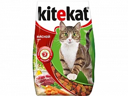 Корм для кошек Китекат (KITEKAT) мясной пир (1,9 кг)