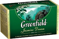 Чай GREENFIELD зеленый с жасмином (Jasmine Dream) (25 пак)