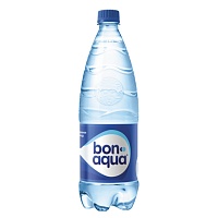Бон Аква (BON AQUA) 1 л Вода минеральная столовая газированная (12 шт в упак)