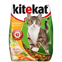Корм для кошек Китекат (KITEKAT) курица (350 гр)