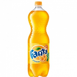 Газированный напиток FANTA (Фанта), 1,5л (9 шт в упак)