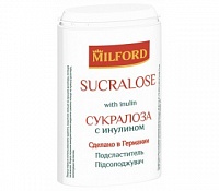 Заменитель сахара MILFORD сукралоза с инулином, 370 таблеток
