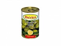 Оливки Иберика фаршированные лимоном, 450 гр