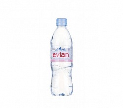 Эвиан (Evian) 0,5 л Вода минеральная столовая негазированная