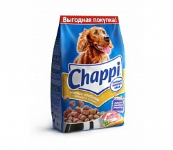 Корм для собак Чаппи (CHAPPI) мясное изобилие с овощами и травами (400 гр)