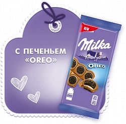 Шоколад Milka Oreo Sandwich 92 г
