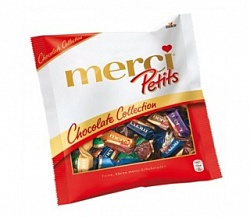 Шоколадные конфеты MERCI Petits ассорти, 125гр