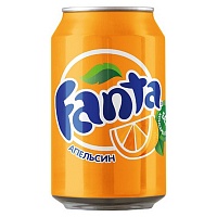 Газированный напиток FANTA (Фанта), 0,33л (24 шт в упак)
