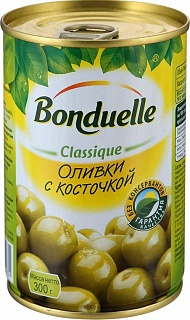 Оливки Bonduelle с косточкой