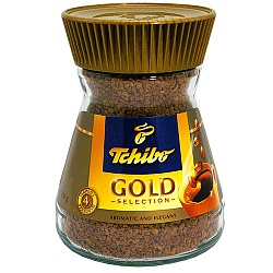 Кофе растворимый ЧИБО (TCHIBO Gold Selection) 95 гр (стекло)