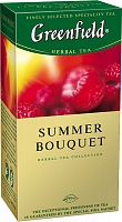 Чай GREENFIELD малиновый (Summer Bouquet) (25 пак)