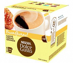 Кофе в капсулах (НЕСКАФЕ) NESCAFE Dolce Gusto Caffe Crema Grande (16 шт)