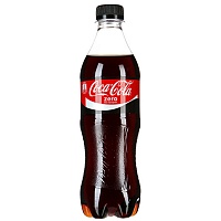 Газированный напиток COCA-COLA (Кока-Кола) Zero, 0,5л (24 шт в упак)