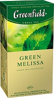 Чай GREENFIELD зеленый с мелиссой (Green Melissa) (25 пак)