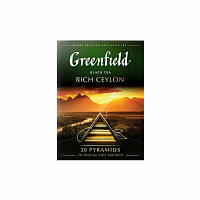 Greenfield Чай черный Rich Ceylon, 20x2г