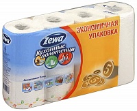Полотенца ZEWA (2 -х сл) 4 рулона в упаковке
