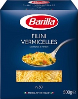 Макаронные изделия Barilla Filini Vermicelles n.30 филини, 500 гр. В Картонной коробке
