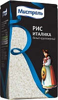 Рис Мистраль Италика круглозерный белый, 1 кг.